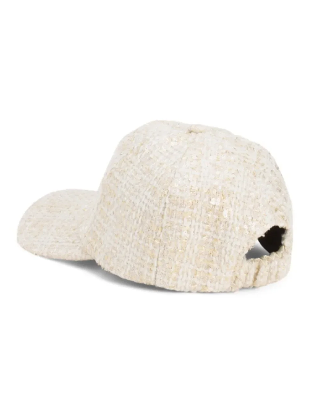 EUGENIA KIM Sequin Embellished Tweed Baseball Cap
